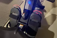 Echelon ROW CONNECTED ROWING MACHINE details of the foot pedal
