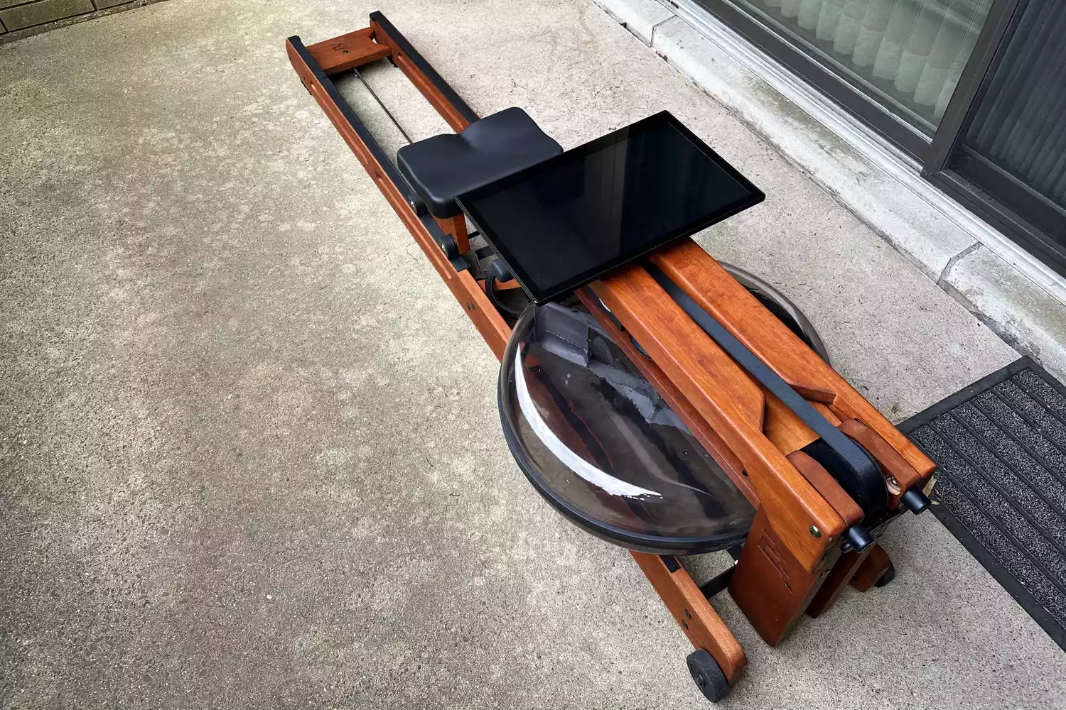 The Ergatta Rower before assembly