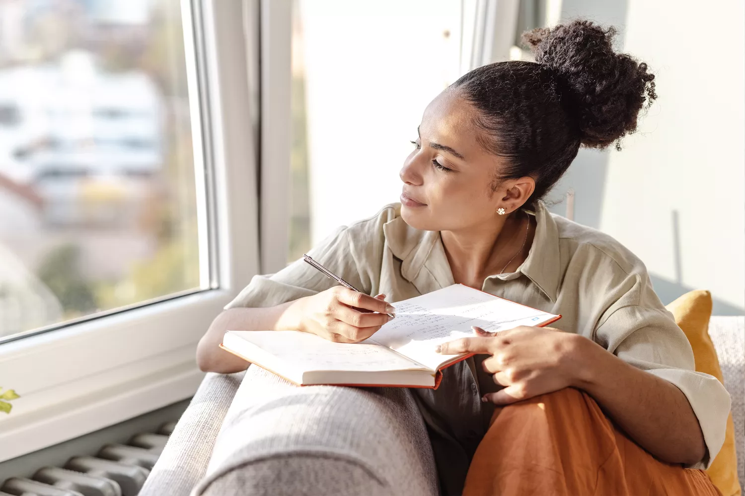 Woman Journaling 
