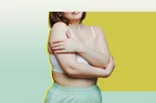 Woman Hugging Herself