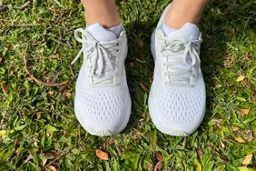 An overhead view of the Brooks Women's Ghost 16 Running Shoes