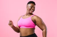 Woman wearing Champion Sports Bra 