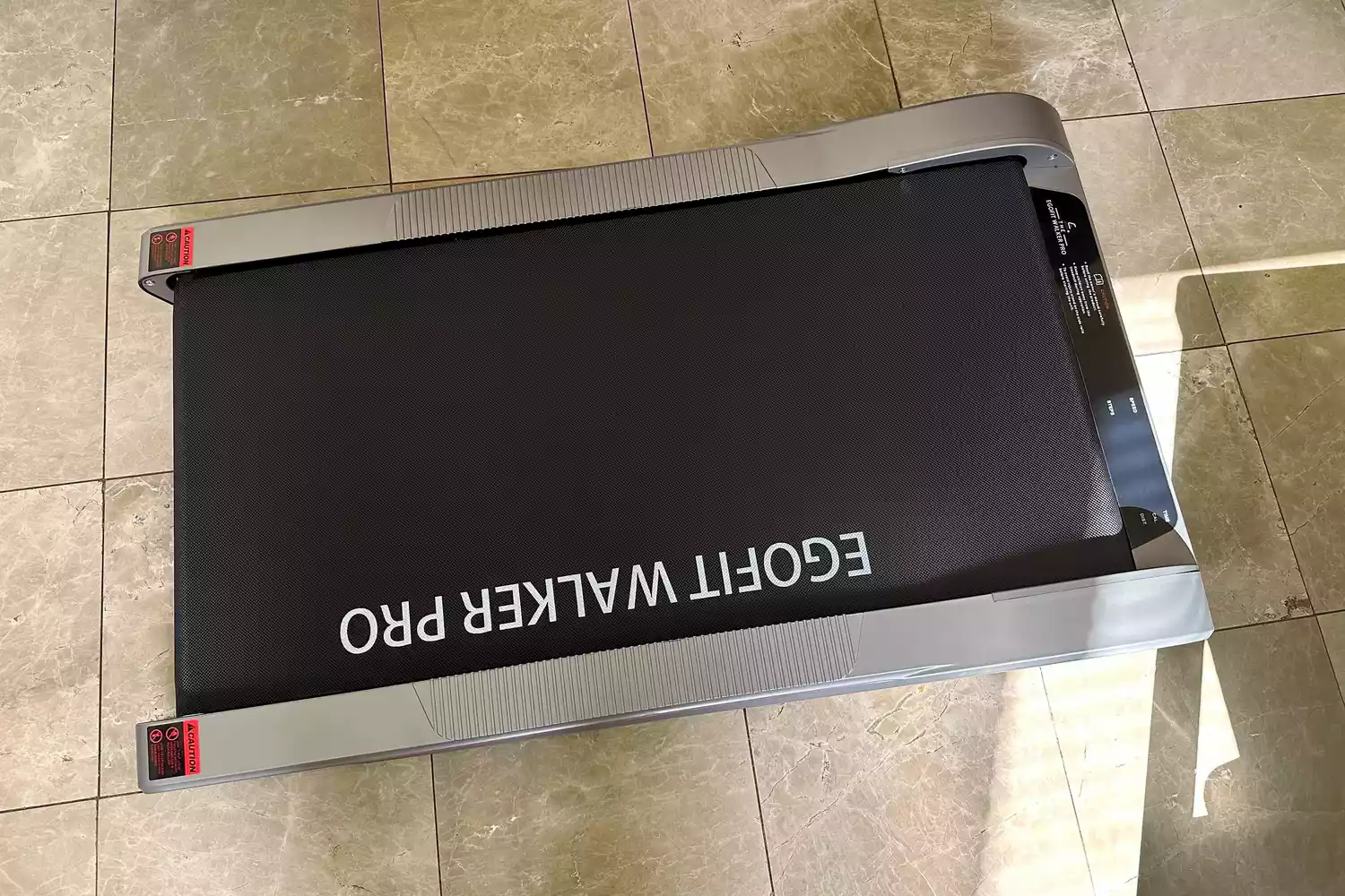 Egofit Walker Pro-M1 Treadmill on tile floor