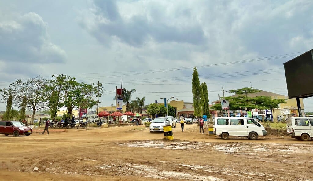 an interserction in Lilongwe, Malawi